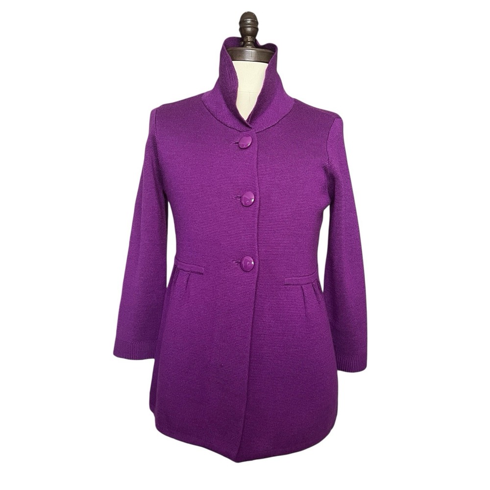 Victor Alfaro Rich Purple Women's Cardigan